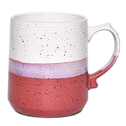 Reactive Big-Handle Mug, 21.5 oz, Carmine