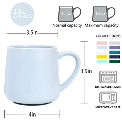 A Bosmarlin mug in a reactive glaze