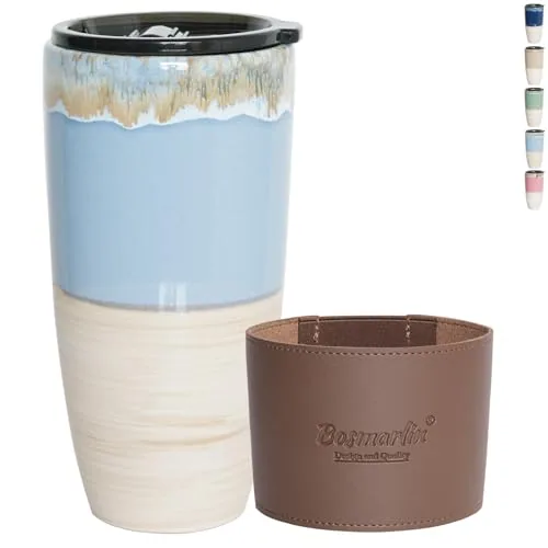 Reactive Travel Mug, 21 oz, Light Blue