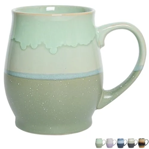 Reactive Oversized Mug, 25 oz, Green
