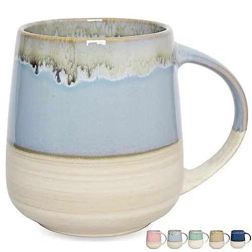 Reactive Oversized Mug, 23 oz, Light Blue