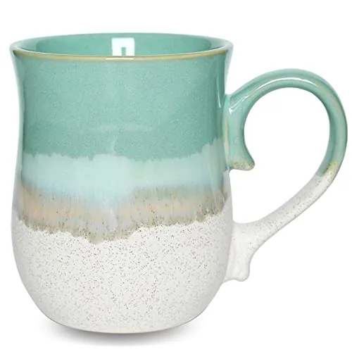 Reactive Big-Handle Mug, 20 oz, Mint Green