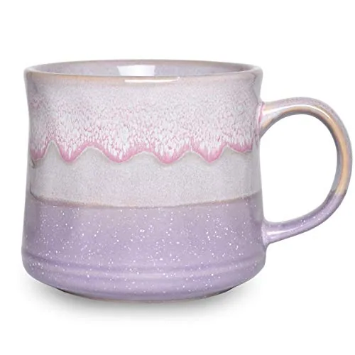 Reactive Big-Handle Mug, 21 oz, Purple