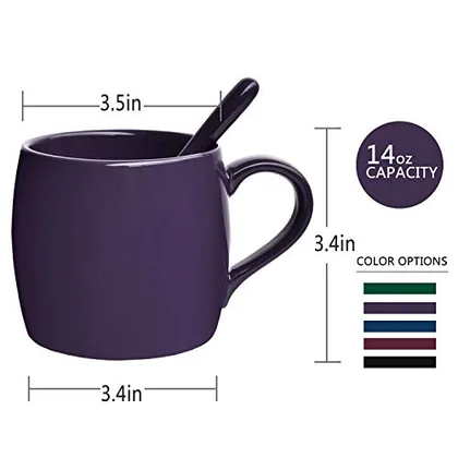 A Bosmarlin mug in a reactive glaze