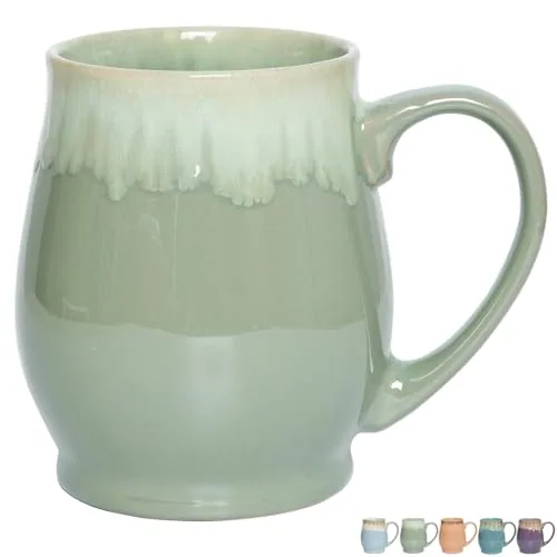 Reactive Oversized Mug, 24 oz, Pale Green