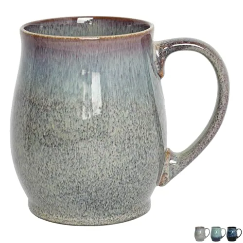 Reactive Oversized Mug, 25 oz, Dark Violet