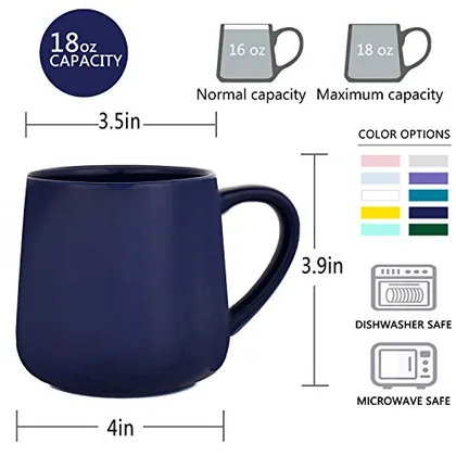 A Bosmarlin mug in a reactive glaze