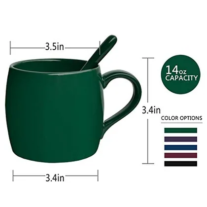 A Bosmarlin mug in a reactive glaze