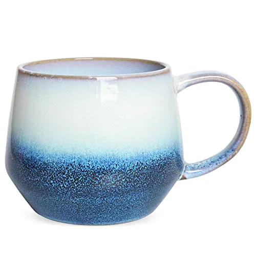 Reactive Oversized Mug, 23 oz, Blue