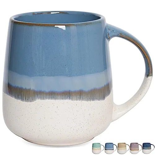 Reactive Oversized Mug, 23 oz, Blue