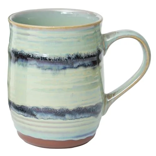 Reactive Oversized Mug, 23 oz, Turquoise Blue