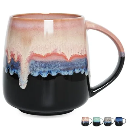 Reactive Oversized Mug, 23 oz, Rose Pink, oversized mugs
