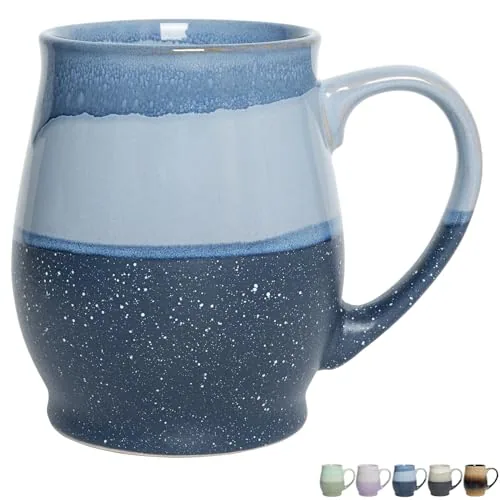 Reactive Oversized Mug, 25 oz, Blue