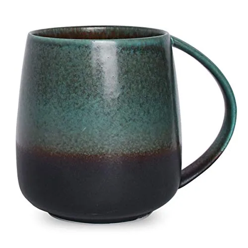 Matte Big-Handle Mug, 13 oz, Forest Night