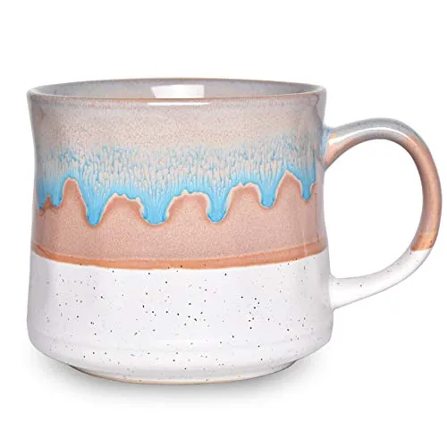 Reactive Big-Handle Mug, 21 oz, White
