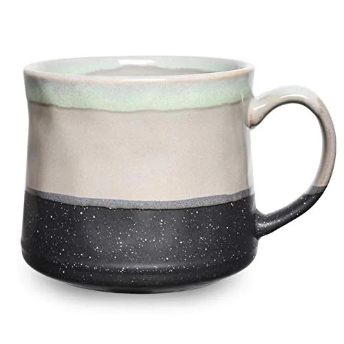 Reactive Big-Handle Mug, 21 oz, Grey